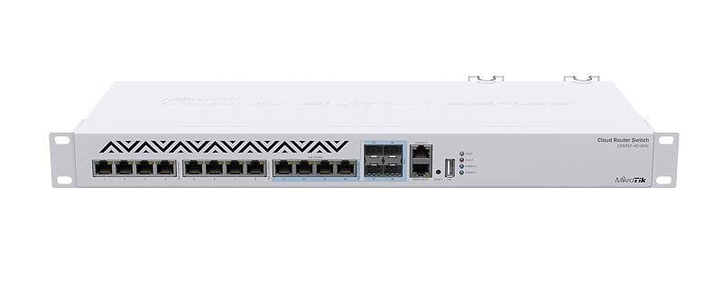 MikroTik Cloud Router Switch w/ OS 5L 1U rackmount enclosure