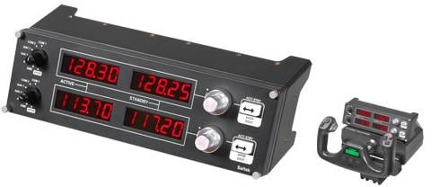 Logitech Flight Radio Panel - Painel de instrumentos de simulador de voo - com cabo - para PC