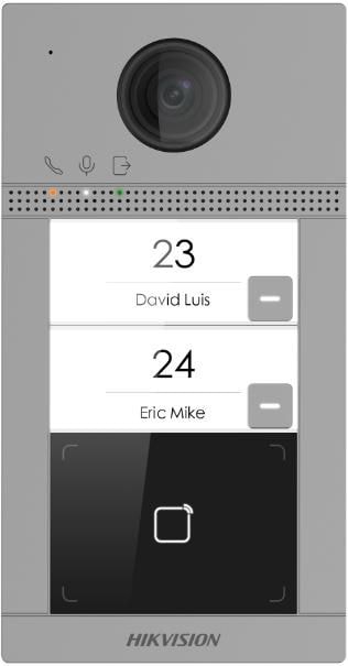 Hikvision 2 Buttons Metal Villa Door Station