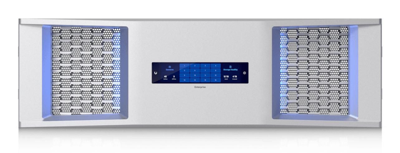 Ubiquiti UniFi 3U Bezel Faceplate that integrates with ENVR and ENAS