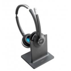 Cisco 562 Wireless Dual - Auscultadores - no ouvido - DECT - sem fios - com Standard Base Station - para Cisco DX70, DX80, IP Phone 68XX, Webex Board 55, Board 70, Board 85, Room 55, Room 70