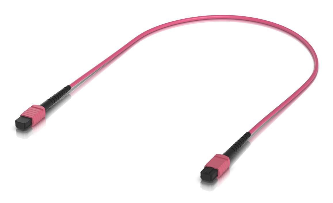 Ubiquiti Indoor OM4 multi-mode fiber patch cable with MPO-12 Type