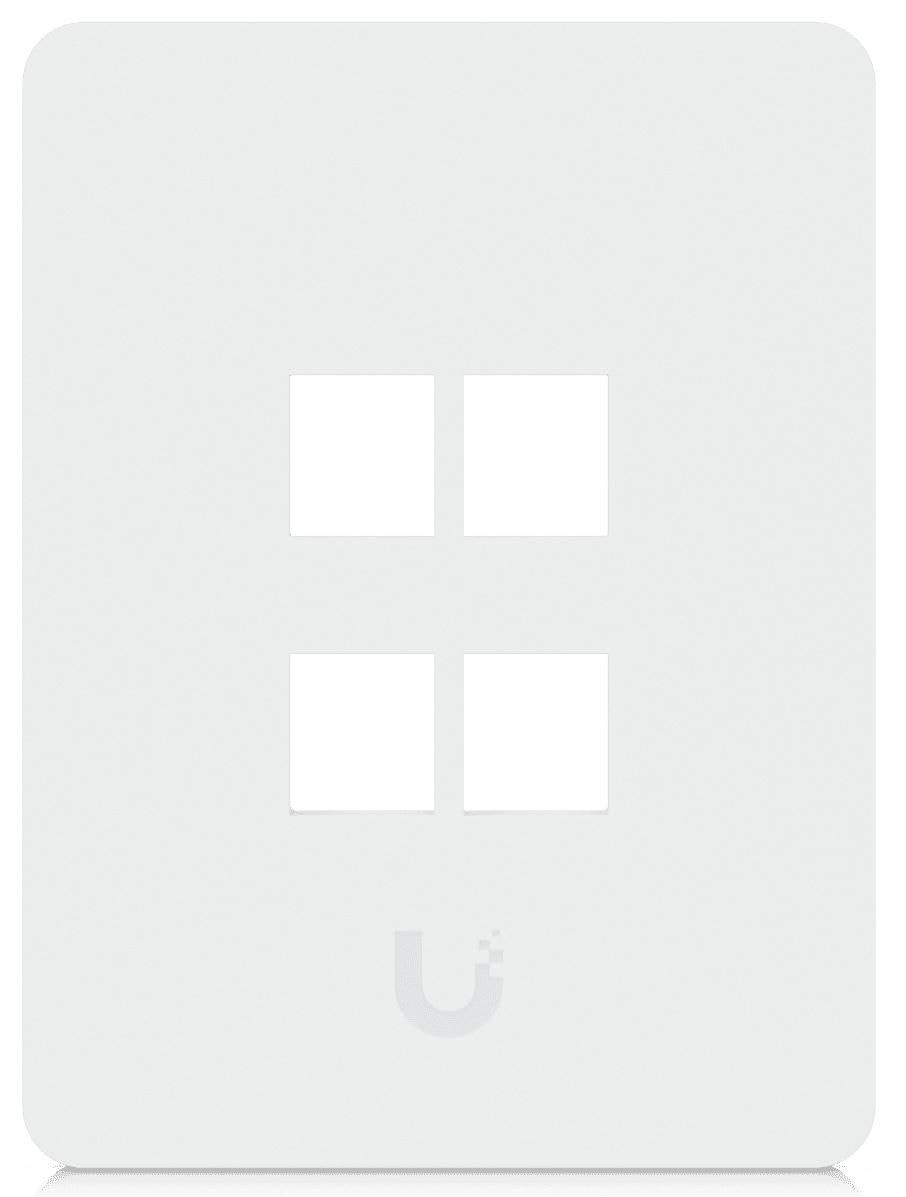 Ubiquiti Universal keystone wall plate with paintable cover for a