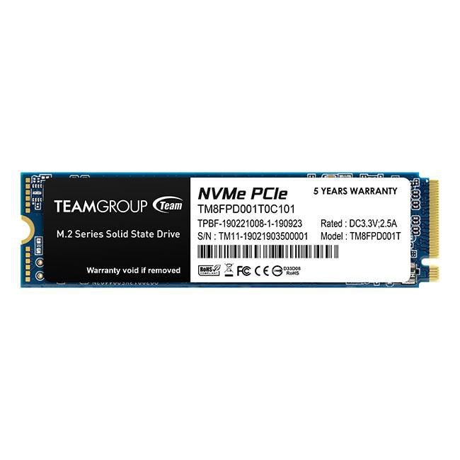TEAM GROUP MP33 Pro 1TB PCIe Gen3 x4 NVMe M.2 SSD 2100/1700 MB/s