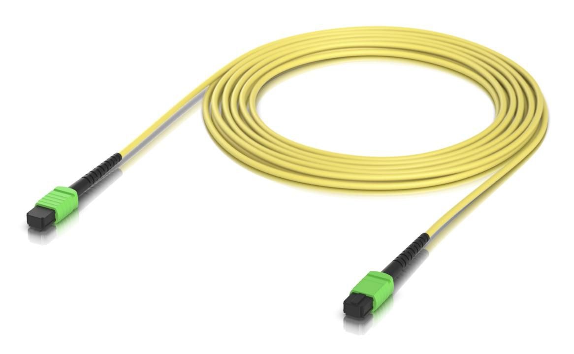 Ubiquiti Indoor OS2 single-mode fiber patch cable with MPO-12 Type