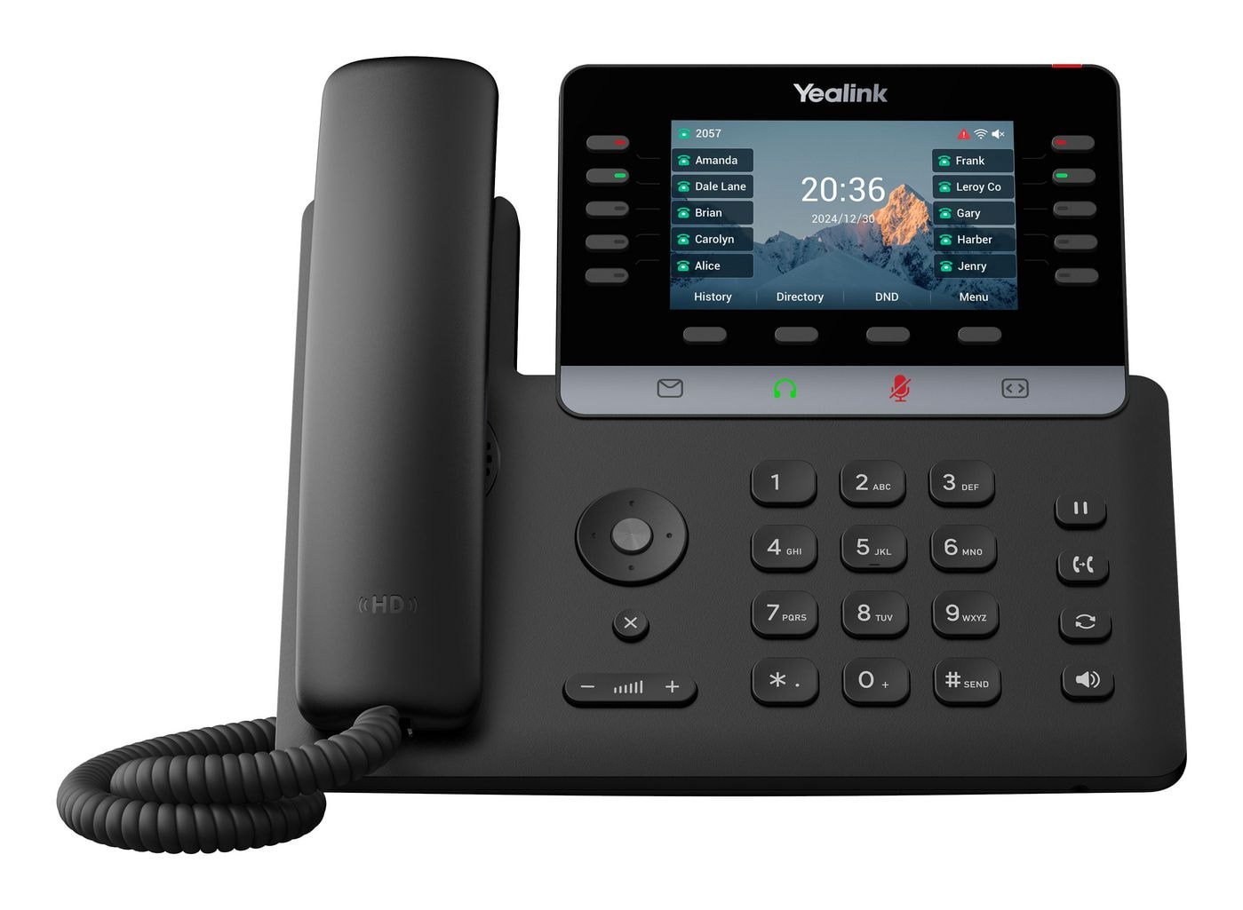 Yealink VoIP Phone - SIP -T74U Black - - Voice-over-IP