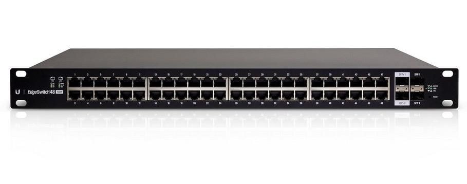 Ubiquiti EdgeSwitch 48, 500W, 48 Gigabi RJ45 Ports, 2 SFP+