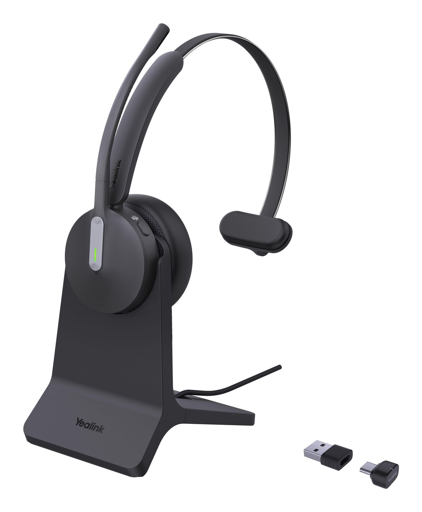 Yealink BH70 Mono with Stand Teams - USB-C/A - Headset - on-ear