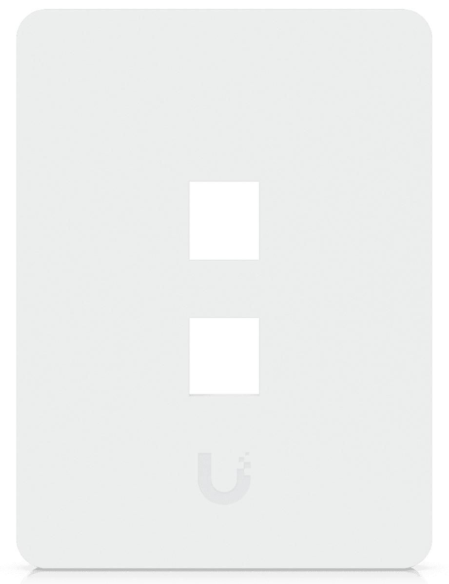 Ubiquiti Universal keystone wall plate with paintable cover for a