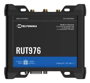 TELTONIKA NETWORKS RUT976 DUAL SIM Redcap 5G/4G/LTE RS232 RS485 I/O WiFi GNSS Router