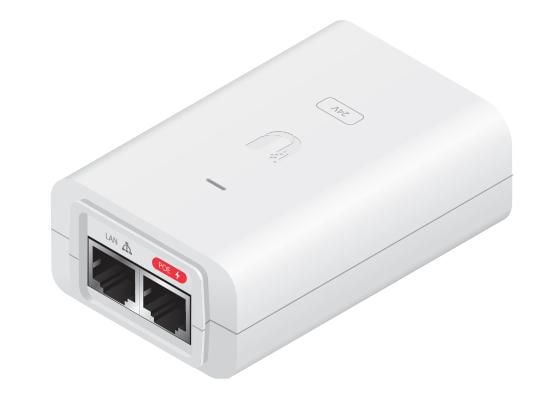 Ubiquiti PoE Injector, 24VDC, 30W White