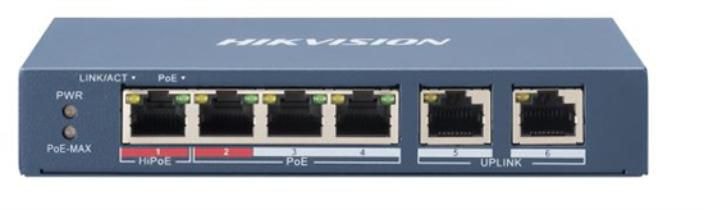Hikvision Switch DS-3E0106HP-E 100 Mbps