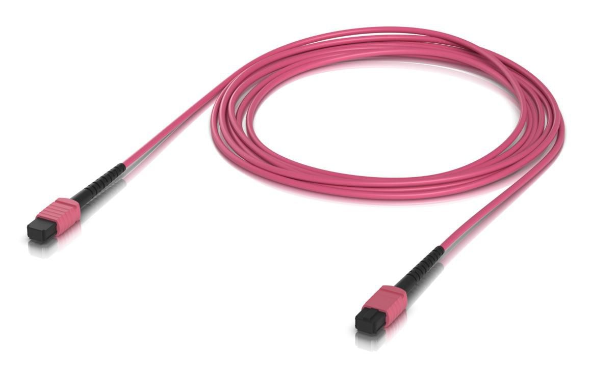 Ubiquiti Indoor OM4 multi-mode fiber patch cable with MPO-12 Type