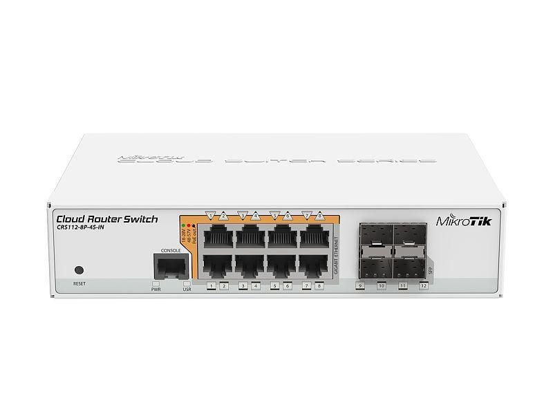 MikroTik Cloud Router Switch 112-8P-4S-IN with QCA8511