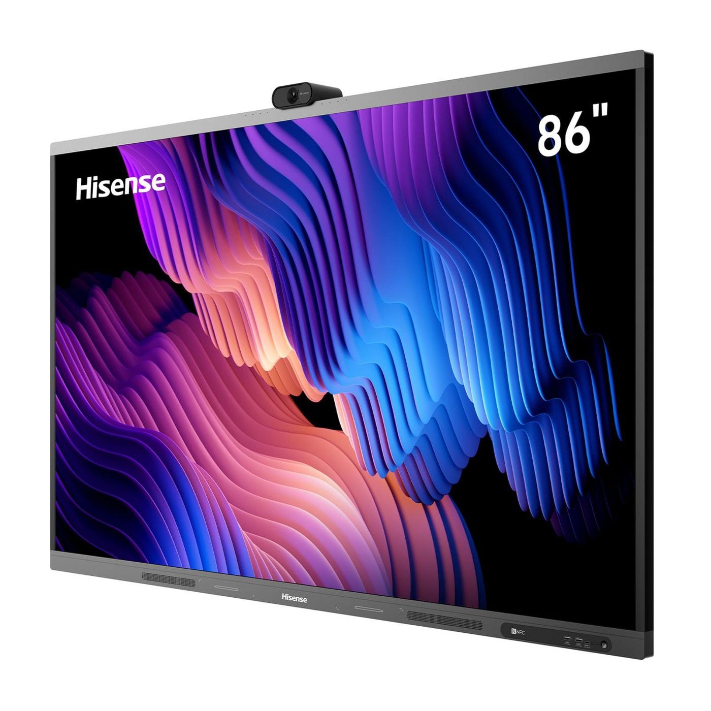 HISENSE MONITOR 86" 4K UHD D-LED 400CD TOUCH 55 POINTS ANDROID 13 WEBCAM 86WM6FE