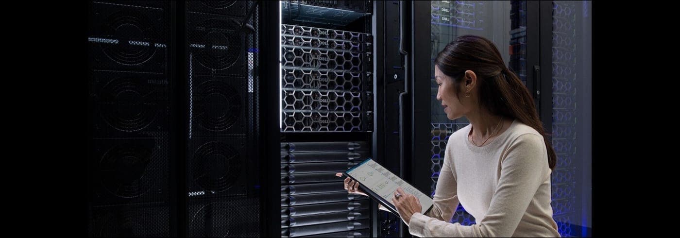 Servidores em datacenter