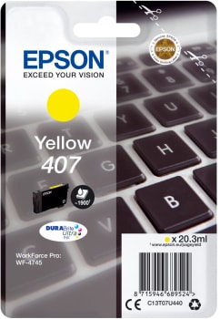 Epson 407L Conjunto individual amarelo DURABrite Ultra Teclado