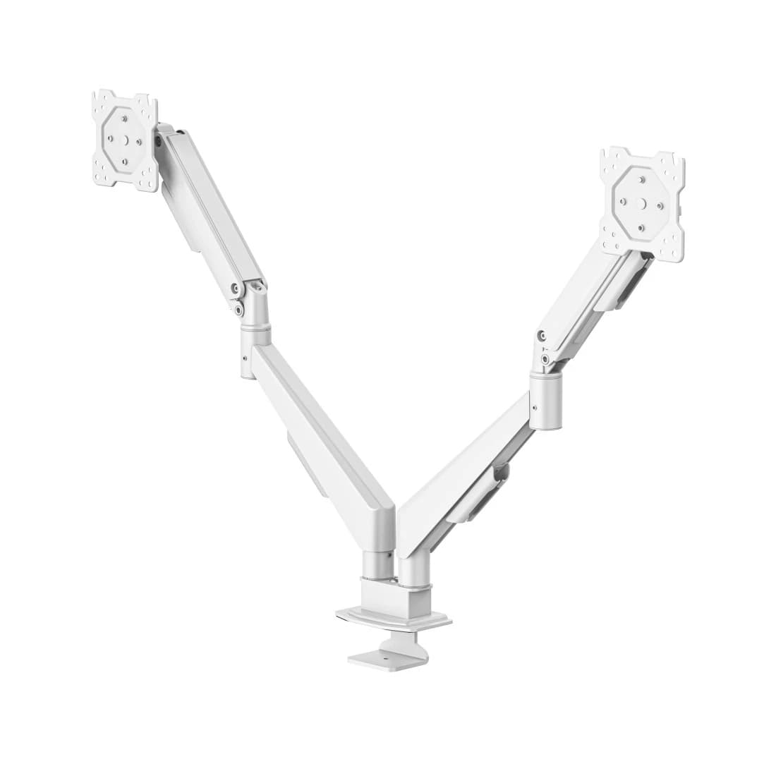 HAMA Monitor Mount 2 Monitors Gas Spring Fully Mobile 17 - 35 white
