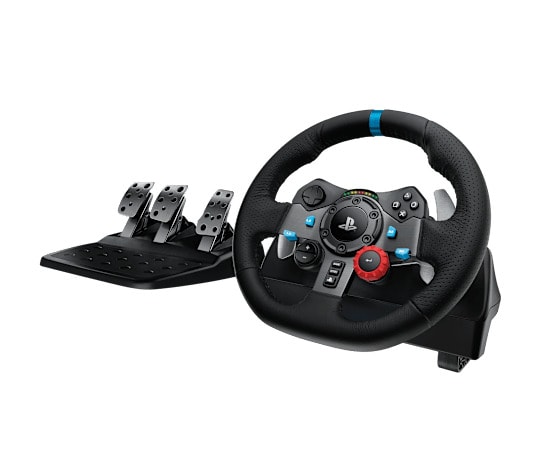 Logitech G - Conjunto de volante e pedais