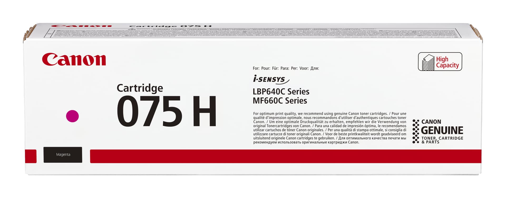 CANON Toner Cartridge 075 H M