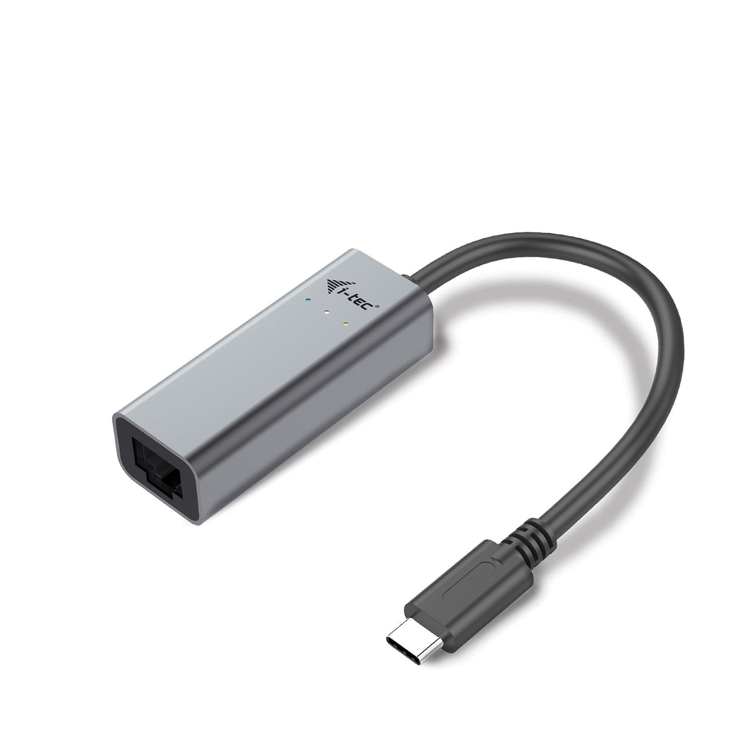 I-TEC USB-C Metal Gigabit Ethernet Adapter 1x USB-C to RJ-45 LED compatible with Thunderbolt 3
