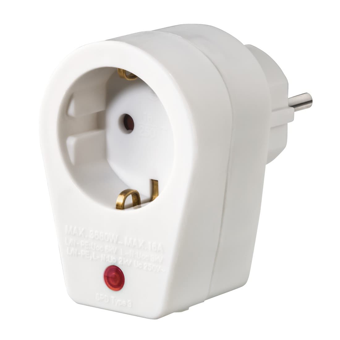 HAMA INDIVIDUAL SHUCK SOCKET WITH SUPPRESSOR, WHITE - 223323