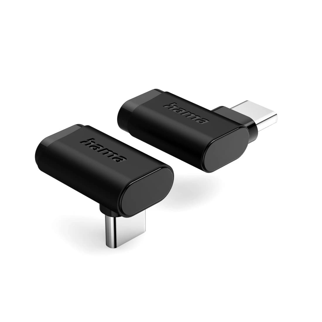 HAMA USB-C Angled Adapter 90 USB 3.2 Gen2 10 Gbit/s 5 A 240 W Set of 2