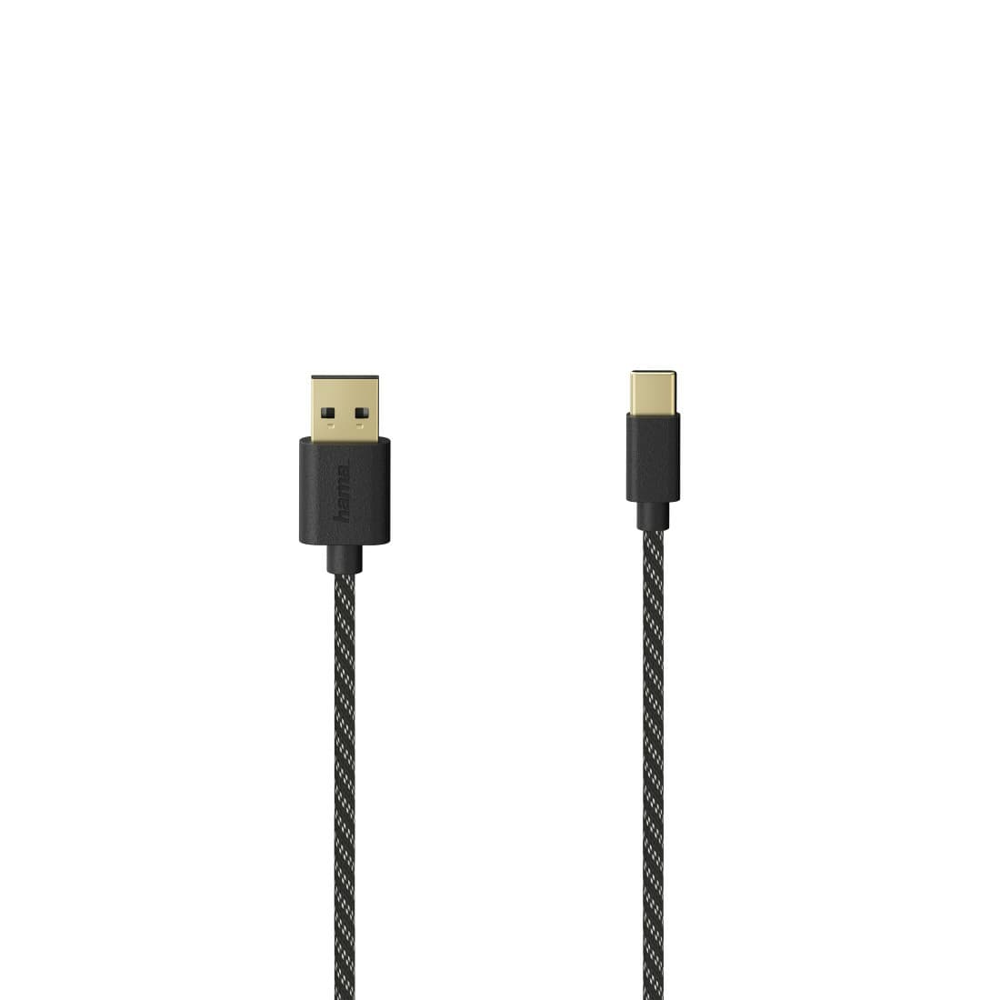 HAMA USB-C MESH CABLE, 1.50 M, 24 PCS
