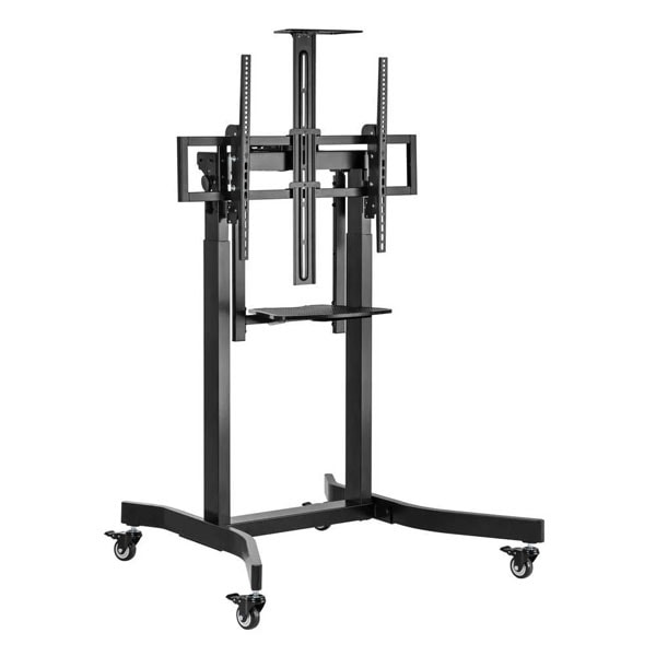 NAPOFIX SUPORTE CHÃO MOVEL HORIZONTAL MOTORIZADO PRETO 55">100" VWA1800B-M