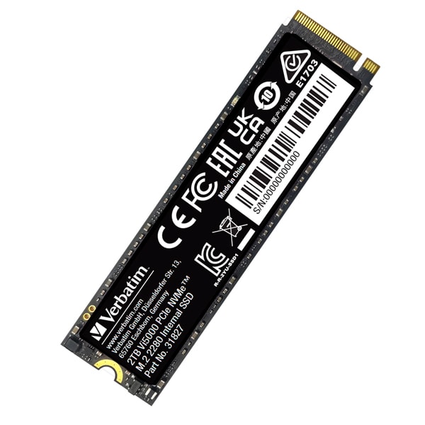 VERBATIM SSD VI5000 2TB PCIE NVME M.2 (5000MB/S)