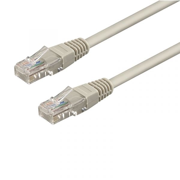 WP RACK CHICOTE CAT6 UTP AWG26/7 0.5MT GREY