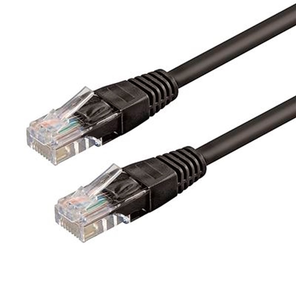 WP RACK CHICOTE CAT6 UTP AWG26/7 3MT BLACK