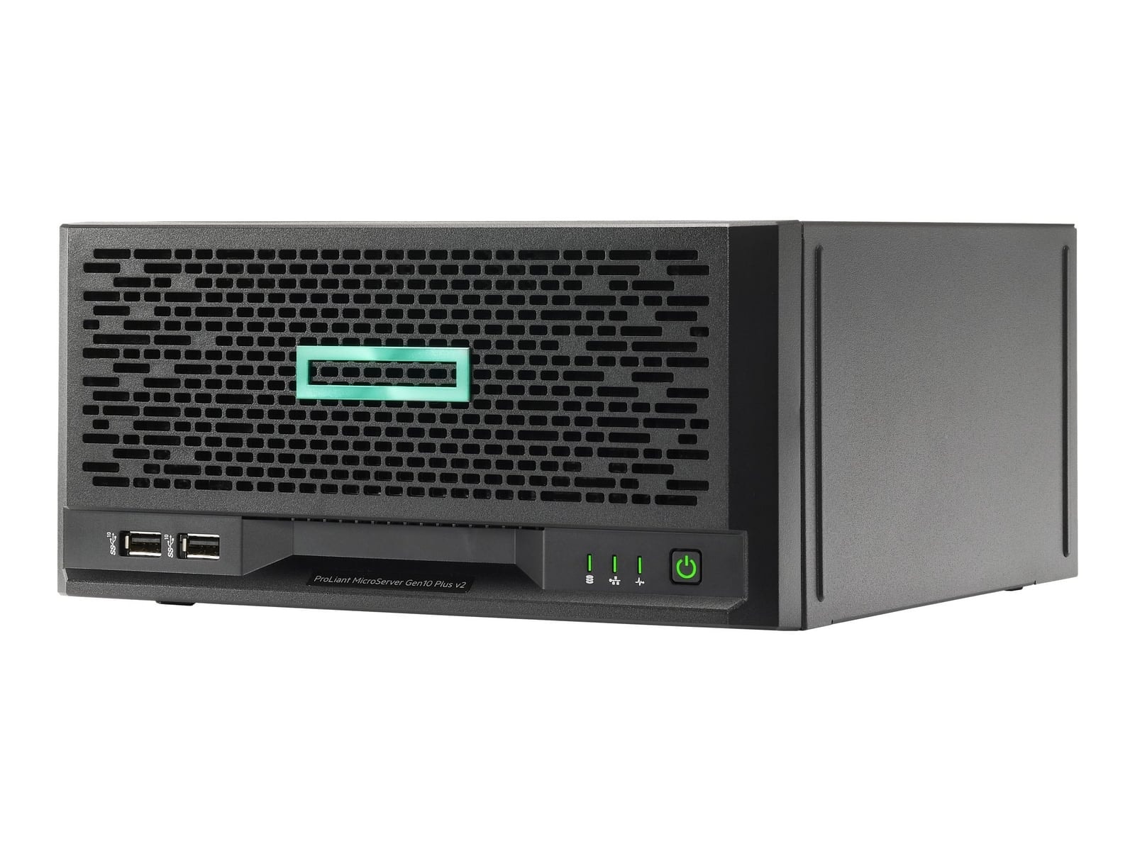 HPE ProLiant MicroServer Gen10 Plus v2 Performance 1 - Servidor - micro torre ultra 1 via - 1 x Xeon E-2314 / até 4.5 GHz - RAM 16 GB - SATA - não hot-swap 3.5" compartimento(s) - sem HDD - sem controlador de imagem - Gigabit Ethernet - sem SO - moni, imagem 1