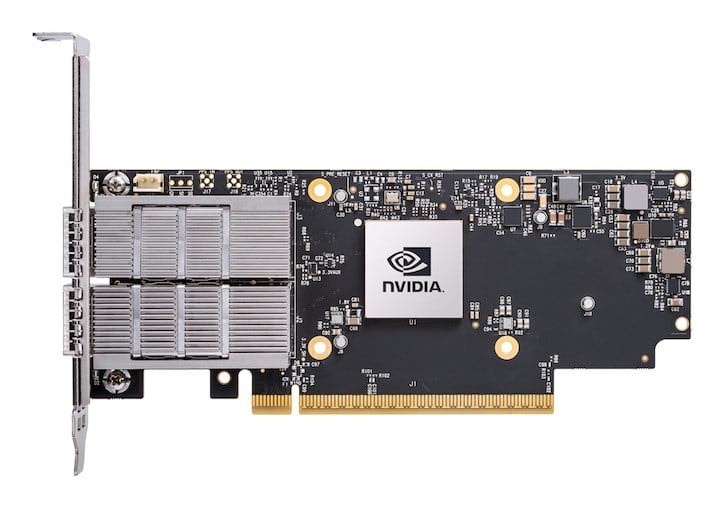 NVIDIA ConnectX-7 - Adaptador de rede - PCIe 5.0 x16 - 400Gb Ethernet / 400Gb InfiniBand OSFP x 1