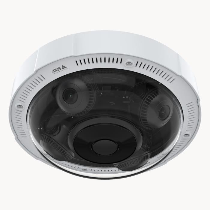 AXIS P37 Series P3737-PLE - Câmara panorâmica de rede - multissensor - cúpula - exterior - inviolável / resistente às intempéries - a cores (Dia&Noite) - 4 x 5.000.000 pixels - 2592 x 1944 - íris fixa - vari-focal - áudio - GbE - H.264B, H.264M, H.26 — imagem 1