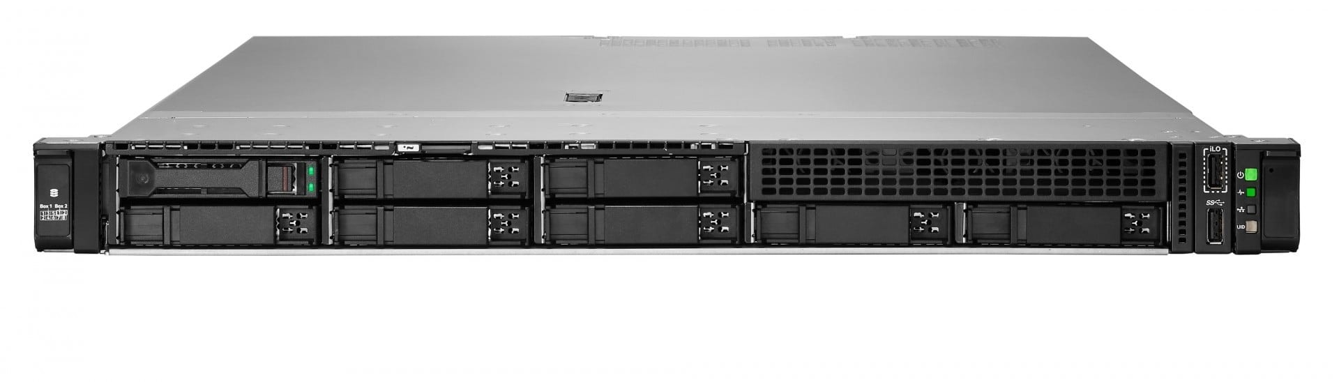 HPE ProLiant Compute DL320 Gen12 - Servidor - montável em bastidor 1U - 1 via - 1 x Xeon 6505P / até 4.1 GHz - RAM 64 GB - SATA/SAS/NVMe - hot-swap (permuta) 2.5" compartimento(s) - SSD 2 x 480 GB - monitor: nenhum