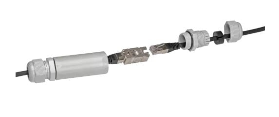 AXIS - Acoplador p/rede - RJ-45 (F) para RJ-45 (F) - para AXIS AXIS P3245, P1385, P1455, P3925, P3925-LRE M12, P3935, P8513, P8514, Q1952