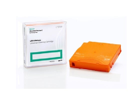 HPE Ultrium Universal Cleaning Cartridge - LTO Ultrium - laranja - cartucho de limpeza - para HPE T950, T950 3, T950 6, StoreEver MSL2024, MSL3040, MSL4048, MSL6480, SureStore Ultrium