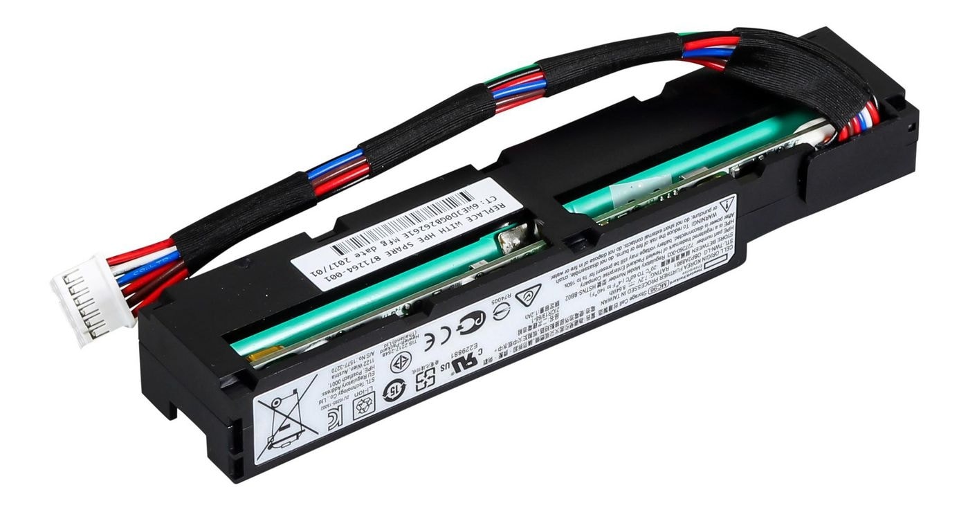 HPE 96W Smart Storage - Bateria de dispositivo de armazenamento - Lithium Ion - para Apollo 4200 Gen10, ProLiant DL360 Gen10, DL365 Gen10, DL380 Gen10, ML30 Gen10