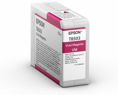 Epson Singlepack Vivid Magenta T85030N UltraChrome HD ink 80ml