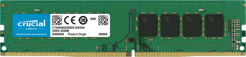 Crucial - DDR4 - módulo - 32 GB - DIMM 288-pin - 3200 MT/s / PC4-25600 - CL22 - 1.2 V - unbuffered - sem ECC