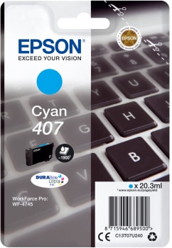Epson 407L Conjunto individual ciano DURABrite Ultra Teclado