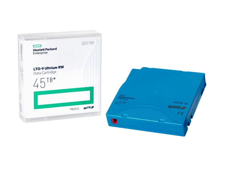 HPE - LTO Ultrium 9 - 18 TB / 45 TB - azul celeste - para P/N: R7E99A, R7F00A, R7F01A, R7F02A