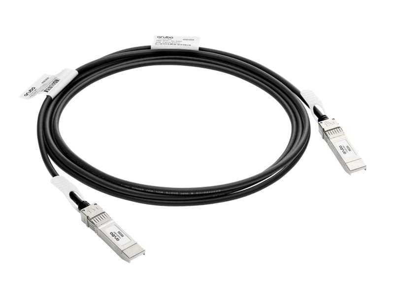 HPE Networking Instant On - Cabo de ligação directa 10GBase - SFP+ para SFP+ - 3 m - para P/N: JL684B#ACC, JL686B#ACC