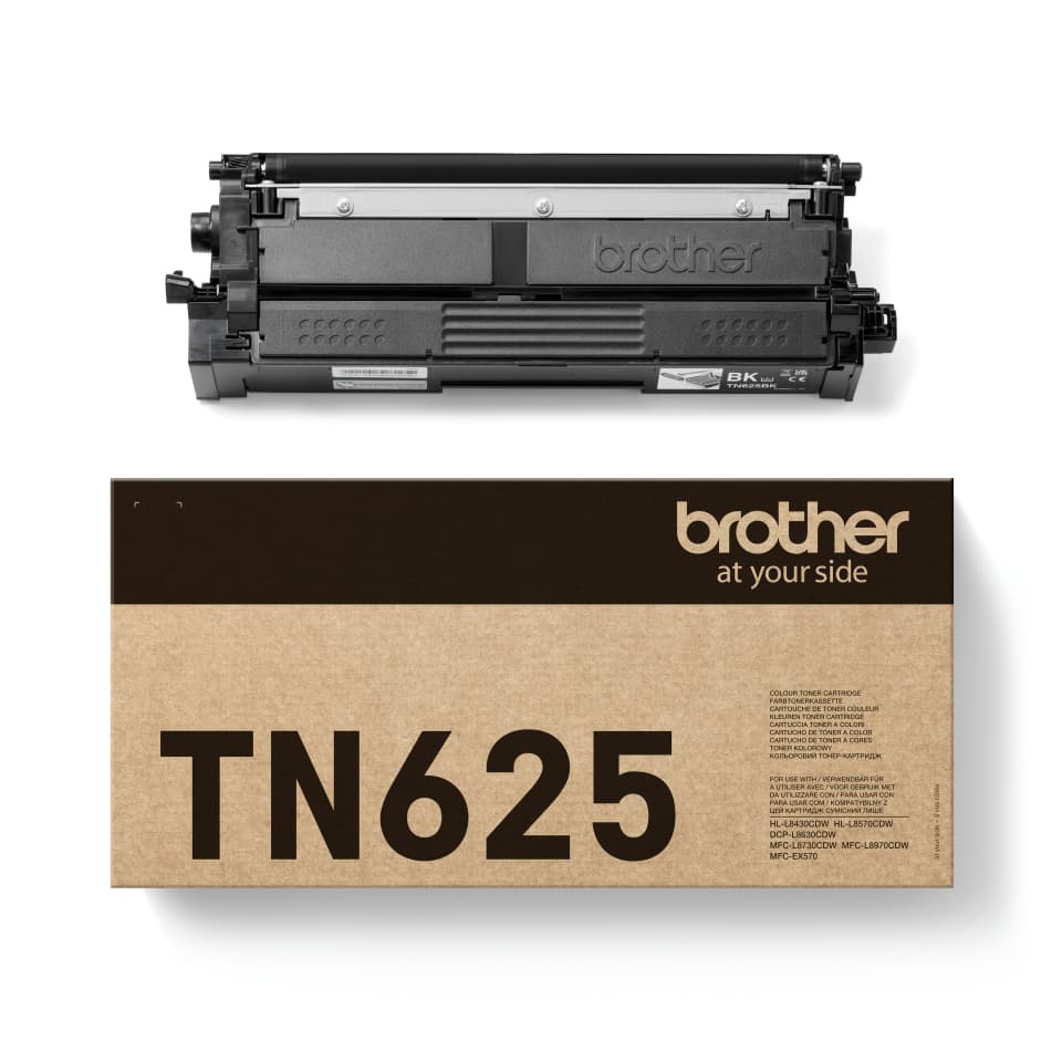 BROTHER TN-625BK Black Toner Cartridge capacity 3.000 pages HLL8430CDW HLL8570CDW MFCL8730CDW MFCL8970CDW