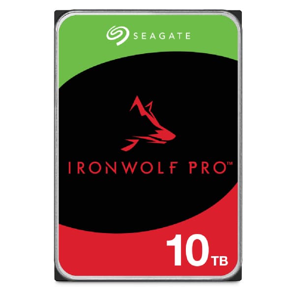 Seagate IronWolf Pro ST10000NT001 - Disco rígido - 10 TB - interna - 3.5" - SATA 6Gb/s - 7200 rpm - buffer: 256 MB - com 3 anos de Recuperação de dados Seagate Rescue