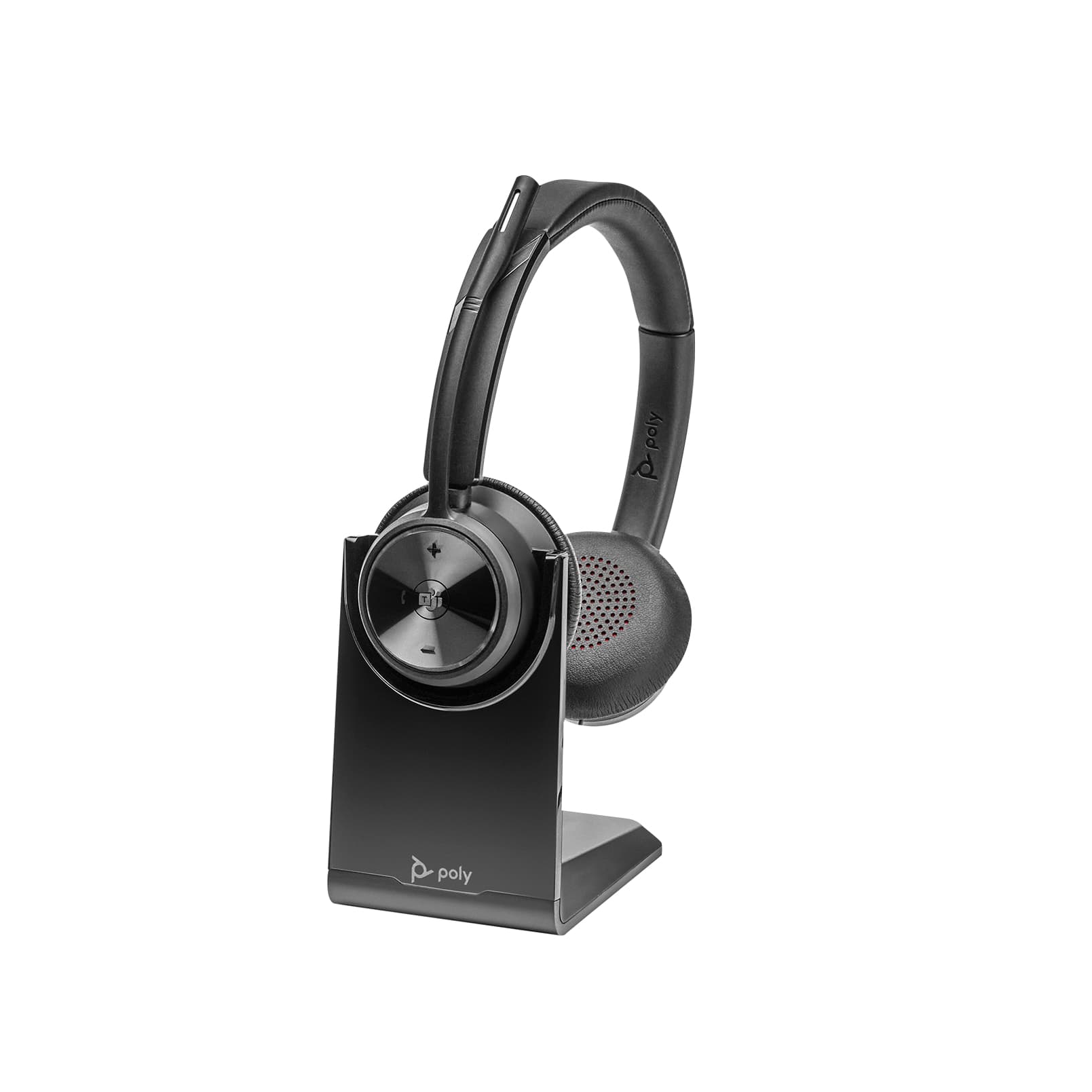 Poly Savi 7320 - Savi 7300 series - auscultadores - no ouvido - DECT - sem fios - USB-A através do adaptador DECT - preto - Certificado para Microsoft Teams, certificação UC - Replaces Poly SKU 2-220998-205