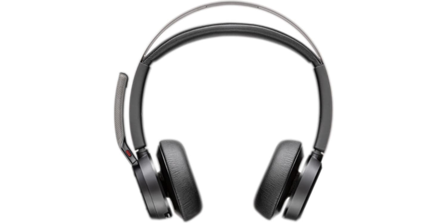 HP Poly Voyager Focus 2 - Auscultadores - no ouvido - bluetooth - sem fios - cancelamento de ruído activo - USB-C através de adaptador de Bluetooth - preto - Certificação Zoom