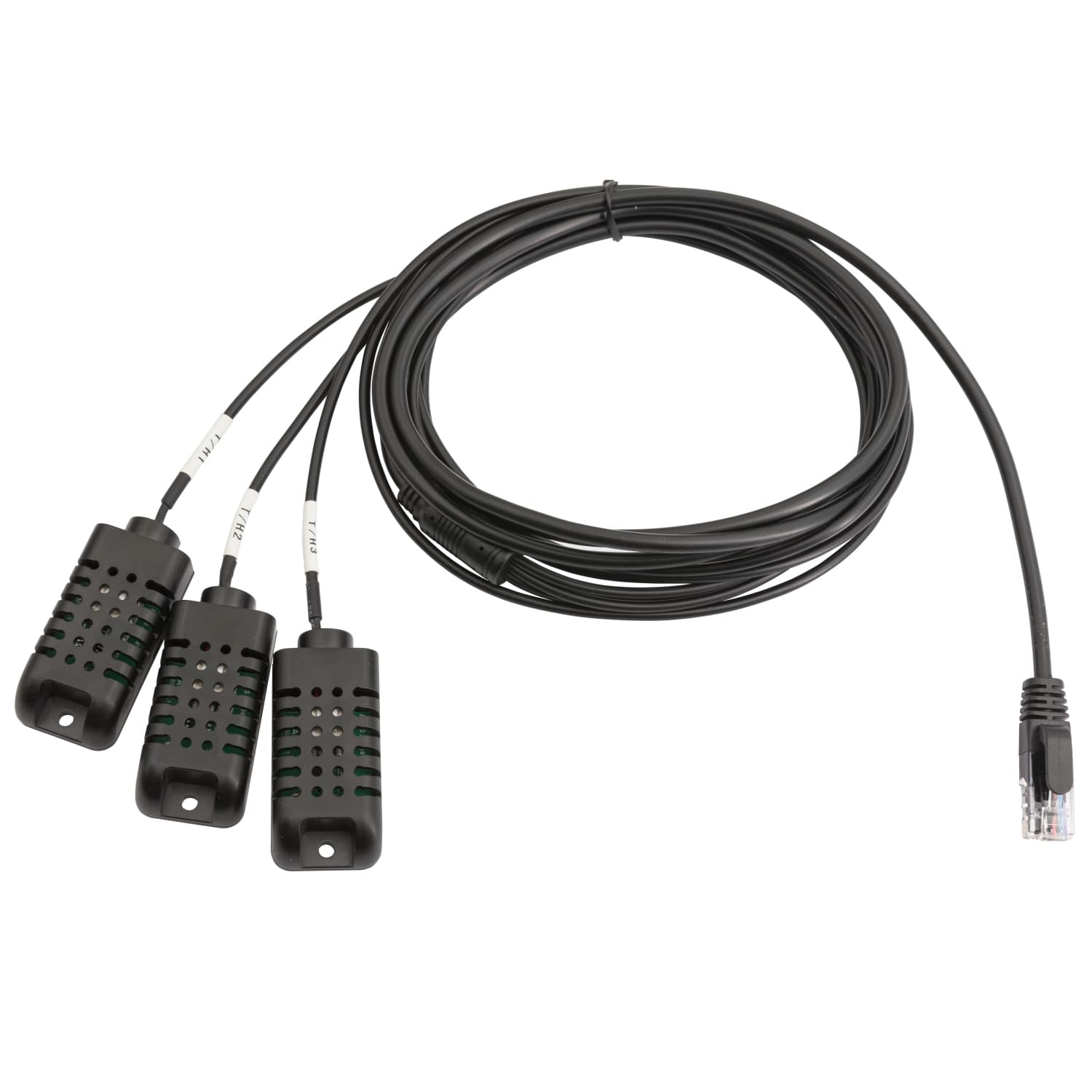 APC Easy Rack - Sensor de temperatura e humidade do bastidor da PDU - preto