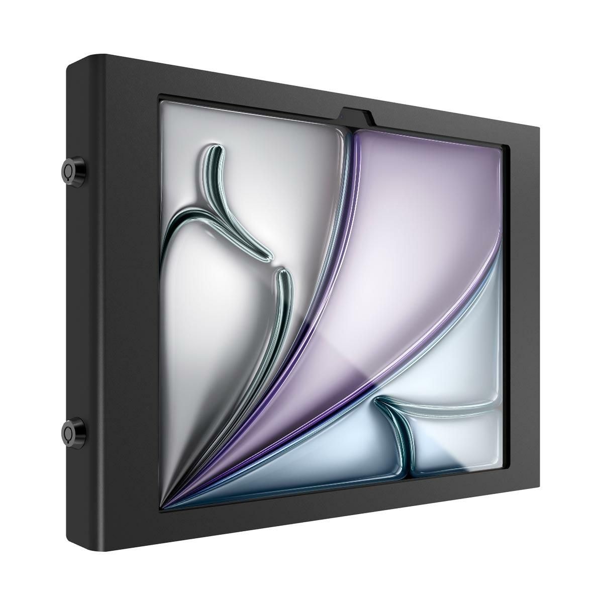Compulocks iPad Air M2 & M3 13", Apex Secured Enclosure Wall Mount - Black - Cobertura - para tablet - montagem em vidro, espaço - bloqueável - alumínio de alto-nível - preto - tamanho de tela: 13" - interface de montagem: 100 x 100 mm - montável em